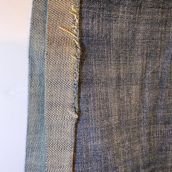 J. Crew Factory Stretch Hipslung Dark Blue Denim Women's Shorts Cuffed S10 EUC - Picture 8 of 14